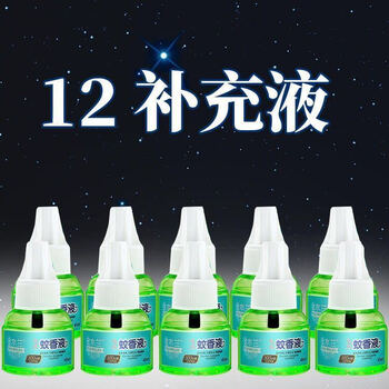 金木兰蚊香液无味婴儿孕妇灭蚊液驱蚊器家用蚊子液卧室插电补充装12瓶
