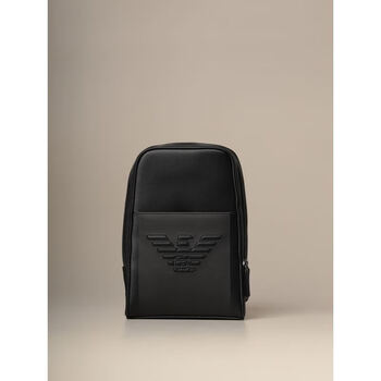 阿玛尼armaniea男包墨色撞色pvc徽标胸包单肩斜挎包肩背包y4o218yfe6