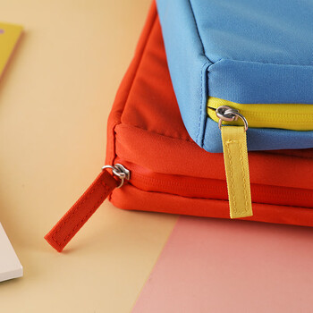 国誉（KOKUYO）【热门商品】Tyakasha塔卡沙联名Pad收纳包平板手提电脑补习袋适用14英寸 蓝色 1个 WSG-KB3M01-6