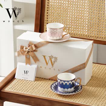 物取（WOOCH）结婚礼物送新人咖啡杯礼盒套装新婚乔迁闺蜜生日杯子一对搬家情侣