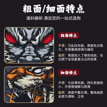 镭拓(Rantopad)风系列包边电竞游戏FPS鼠标垫电脑桌垫加厚粗面 橙虎(中号) 镭拓(Rantopad)风系列包边电竞游戏FPS鼠标垫电脑桌垫加厚粗面 橙虎(中号)