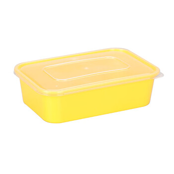 赛卓一次性餐盒带盖长方形外卖打包盒环保塑料快餐盒饭盒便当盒可微波