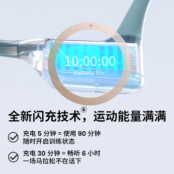 韶音（SHOKZ）OpenRun Pro S810骨传导蓝牙无线开放式耳机不入耳式运动高音质 牛仔蓝