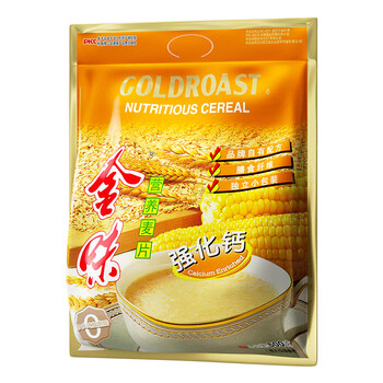 金味强化钙麦片600g（30g*20袋）营养早餐冲饮谷物 即食燕麦片