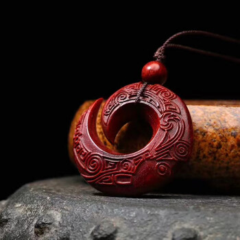 琅麦正宗印度小叶紫檀时来运转吊坠挂件檀香紫檀文玩随身转运挂饰男士