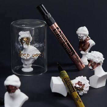 樱花（SAKURA）油漆笔金色2.0mm 签字笔记号笔马克笔年会签到笔 商务明星签名签到笔防水不掉色描金补漆手绘涂鸦