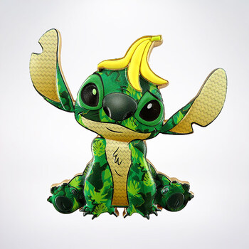 迪士尼2022星际寻梦家史迪奇可爱珍藏徽章木兰徽章限量9月史迪奇徽章