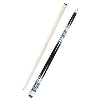 施奥德台球杆 中式黑八美式中大头杆九球杆1/2双节杆 白款13mm 杆桶套装