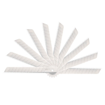 得力(deli)【超级爆款】13刀头SK5合金钢小号美工刀片/裁纸刀片 10片便携装 办公用品 2012 得力(deli)【超级爆款】13刀头SK5合金钢小号美工刀片/裁纸刀片 10片便携装 办公用品 2012