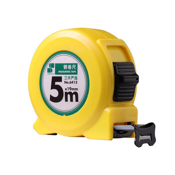 三木【全网低价】三木(SUNWOOD)5mx19mm钢卷尺盒尺伸缩尺米尺公制 钢卷尺  6415