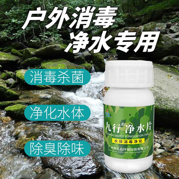九行净水片户外消毒丸食用级灾后饮用水井消毒除味杀虫净化水质100片 九行净水片户外消毒丸食用级灾后饮用水井消毒除味杀虫净化水质100片