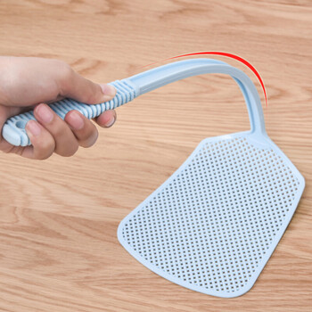 加品惠塑料苍蝇拍驱蚊拍家用灭蝇驱蟑螂拍蚊子3只装多色随机