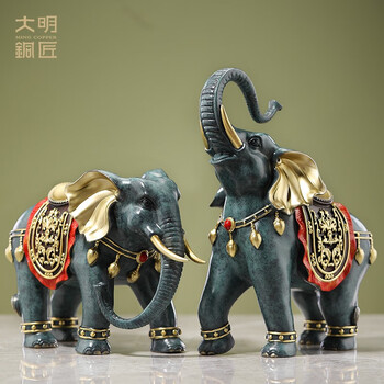 CK868 時代物 老銅大象硯滴・銅大象硯水滴 高5.1cm 重212g・銅象形水滴 