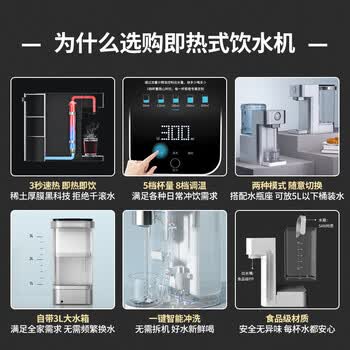 西屋（Westinghouse）即热式饮水机 小型台式即热饮水机家用 智能恒温电水壶保温杯 冲泡奶机WFH30-W4 