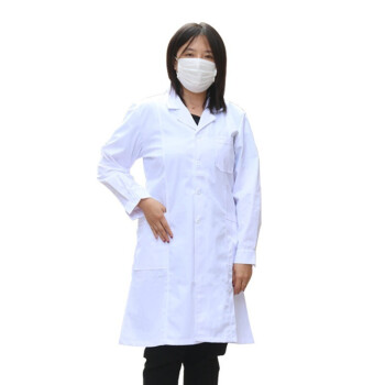 星工（XINGGONG）长袖白大褂 女学生实验室卫生工作服搬运工劳保服 女款 可定制 XXL码