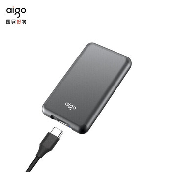 爱国者（aigo）500GB移动固态硬盘 (PSSD) S7 Type-c USB3.2 ssd固态硬盘 读速高达520MB/s 轻薄小巧便携