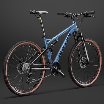 速降软尾山地车自行车双减震男士款成人青少年越野全避震变速单车