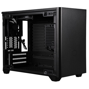 酷冷至尊(CoolerMaster)NR200(魔方200)黑 ITX电脑台式小机箱 支持280水冷位/7风扇位/显卡竖装/免工具安装