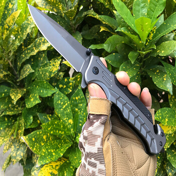 匕的手刀户外折叠刀防身小刀高硬度野外求生随身多功能刀具 眼镜蛇46