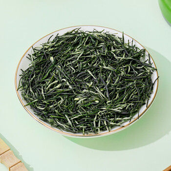 春上早毛尖茶叶特级 新茶绿茶明前春茶嫩芽浓香型茶叶罐装125g