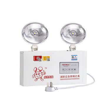敏华消防应急灯安全出口指示灯led双头灯c敏华电工消防应急照明灯