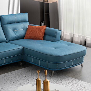 九天家私现代布艺沙发客厅小户型可拆洗单双人三人位休闲沙发组合 双