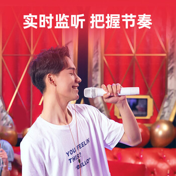 纽曼XL30声卡直播专用监听有线耳机入耳式手机电脑主播专用游戏吃鸡超长3米加长线单插头不带麦