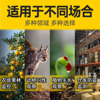 宝德徕红外监测热成像相机969plus 动物山林果园池塘仓库防盗感应拍照 标配+64G内存卡+太阳能充电板 
