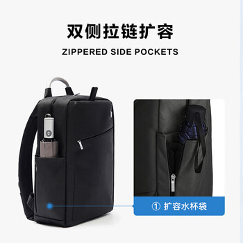 乐上（LEXON）双肩包男商务电脑包15.6/16英寸笔记本旅行书包防泼水背包礼物