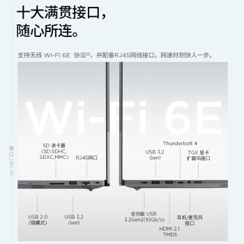 ThinkPad联想笔记本电脑ThinkBook 16+ 2024 AI全能本 英特尔酷睿Ultra7 155H 16英寸 32G 1T 2.5K 120Hz