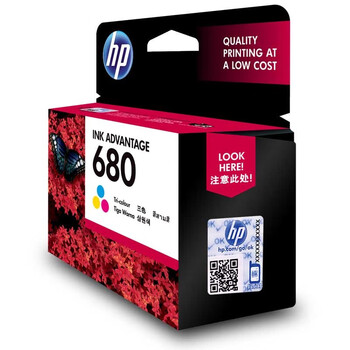 惠普（HP）680 彩色墨盒(支) F6V26AA 适用:5078/5088/2138/3638/3636/3838/3777/3778/4678/4538/2676-9/1118)辨假服务