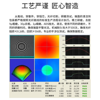 博扬 电信级光纤跳线fc-sc(UPC) 1.5米 单模单芯 Φ3.0阻燃低烟无卤跳纤网线光纤线 收发器尾纤BY-1.5311SM
