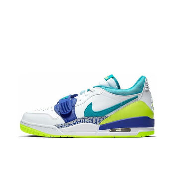 aj312 low乔312复古篮球鞋低帮男女烟灰白黑白绿小绿湖人 湖水绿 41