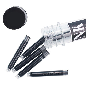 白金（PLATINUM）钢笔PQR-100 小流星钢笔用墨胆 蓝黑色墨囊10支装