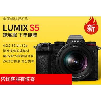 松下dcs5gklumixs5微单相机全画幅无反松下s5相机s1s1rs1h蓝朗lumixs5