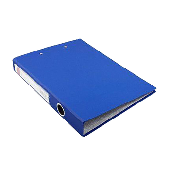 得力（deli）5456文件夹A4文件夹长押夹板夹资料夹垫板背宽34mm蓝色 3个