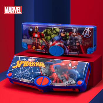 迪士尼(Disney)小学生文具盒男 多功能创意塑料笔盒 大容量ABS材质铅笔盒 蜘蛛侠E40052A1 迪士尼(Disney)小学生文具盒男 多功能创意塑料笔盒 大容量ABS材质铅笔盒 蜘蛛侠E40052A1