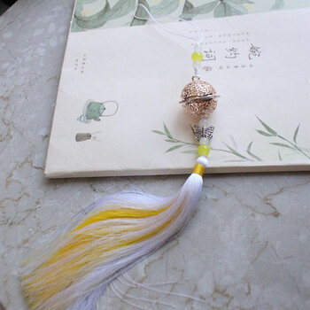 清心铃 云梦江氏腰佩汉服配饰古风铃铛腰佩流苏挂件银铃配饰挂坠汉服