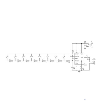 优品沃目 NE555电子琴DIY焊接套件八音符趣味电工电子制作电路板实训练习  焊锡丝
