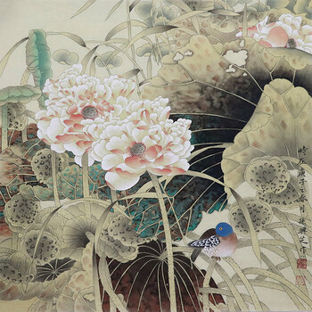 著名工笔画画家 国家一级美术师  孙兴芝  精品【花鸟】0680167次