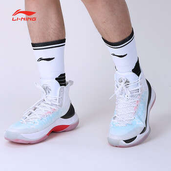 李宁(LI-NING)运动袜吸汗防滑毛巾底篮球袜潮袜长袜中筒高帮透气时尚男女袜子红 李宁(LI-NING)运动袜吸汗防滑毛巾底篮球袜潮袜长袜中筒高帮透气时尚男女袜子红