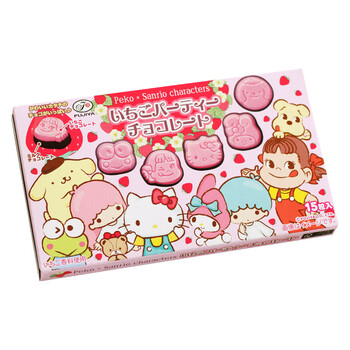 元族日本进口零食三丽鸥凯蒂猫联名糖果什锦草莓牛奶巧克力儿童礼物