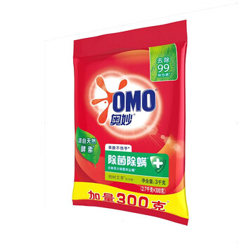 奥妙（OMO）洗衣粉 除菌除螨(2.7KG+300G)  阳光去霉味 亲肤不伤手 