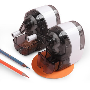 中华H1005学生卷笔刀多功能手摇削笔器削笔机自动进笔削笔机陶瓷白