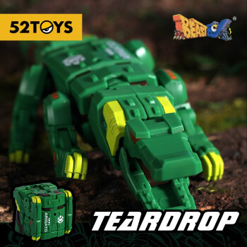 52toys beastbox 猛兽匣系列泪眼煞星 鳄鱼动物变形玩具机甲潮玩手办