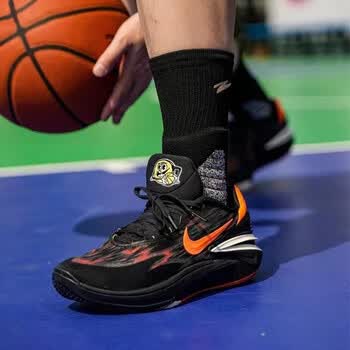 耐克（NIKE）男鞋2023夏款AIR ZOOM G.T. CUT 2轻便透气运动训练篮球鞋FD4321 DJ6013-004 黑色战靴 41