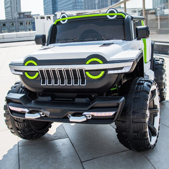 【旗舰自营】坦克300儿童车超大双人座儿童电动车四轮四驱越野车男女