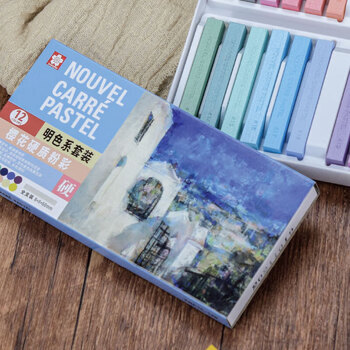 樱花(SAKURA)色粉笔硬质粉彩72色套装(全色系组合)彩色粉笔画棒颜料手绘素描画笔美术生画画专用 樱花(SAKURA)色粉笔硬质粉彩72色套装(全色系组合)彩色粉笔画棒颜料手绘素描画笔美术生画画专用