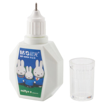 晨光（M&G）米菲系列便携修正液18ml学生涂改液改正液修正笔带刷MF6004 3瓶装