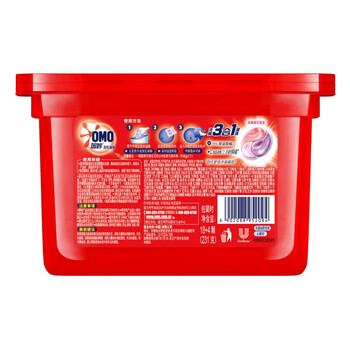 奥妙（OMO） 三合一淡雅樱花洗衣凝珠231G+金纺柔顺剂400g+留香珠25g*3袋